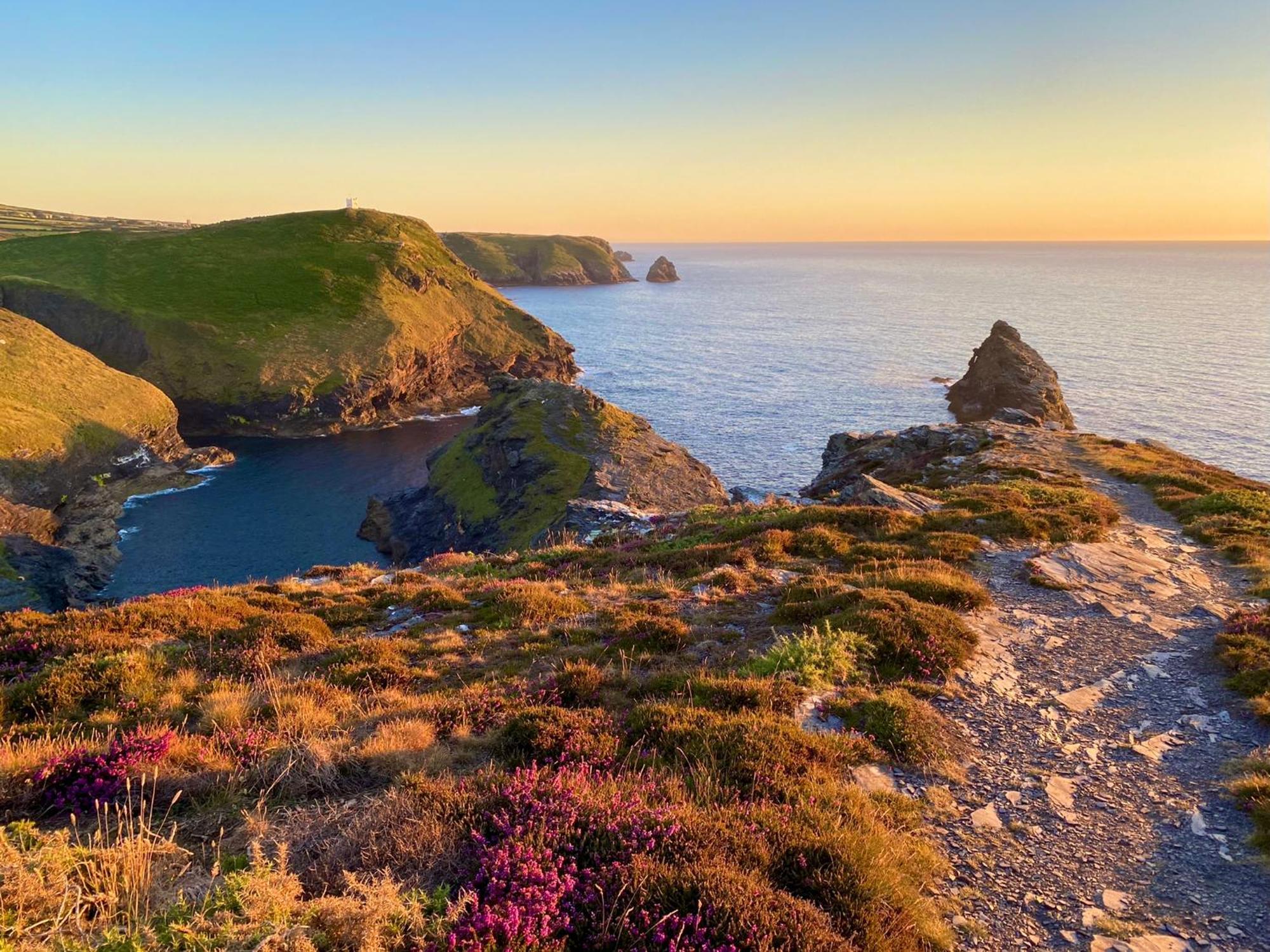 Polrunny Farm Elderberry Cottage With Sea View Boscastle Dış mekan fotoğraf
